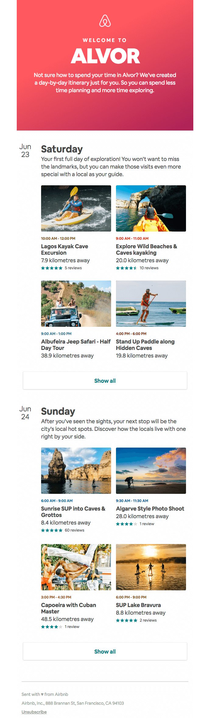 Airbnb encourages engagement
