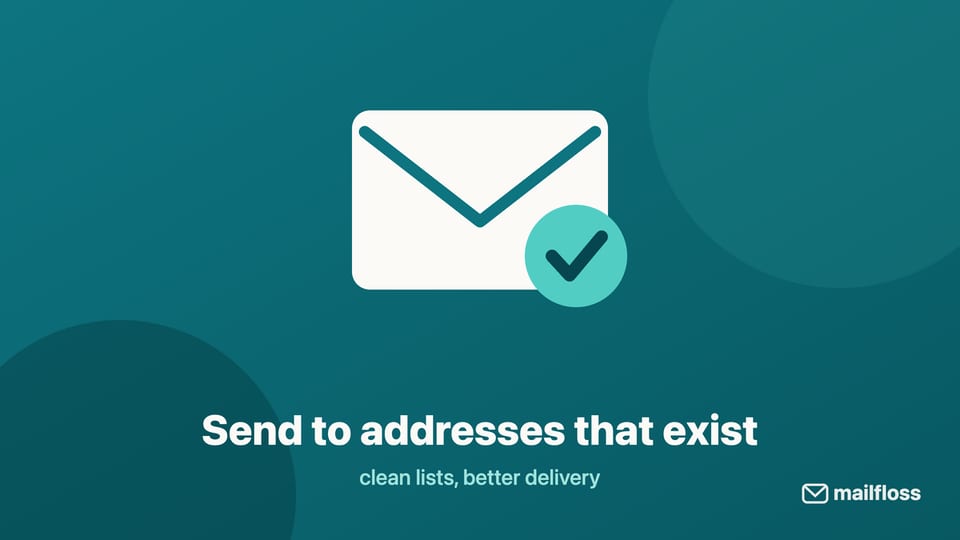 mailfloss clean email list illustration