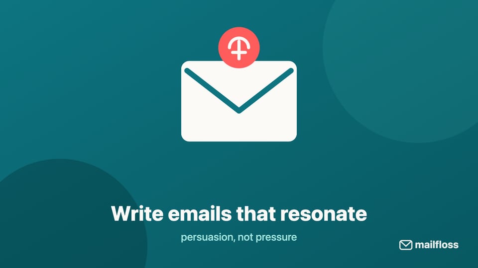 mailfloss persuasive email illustration
