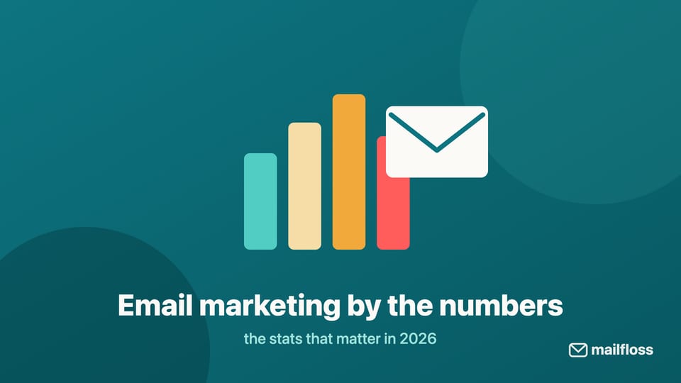 mailfloss email marketing statistics illustration