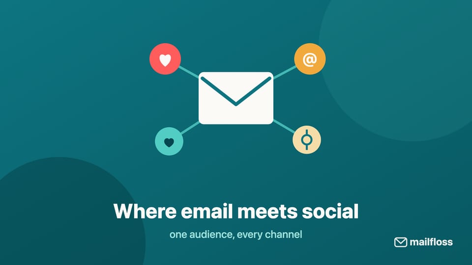 mailfloss email and social illustration