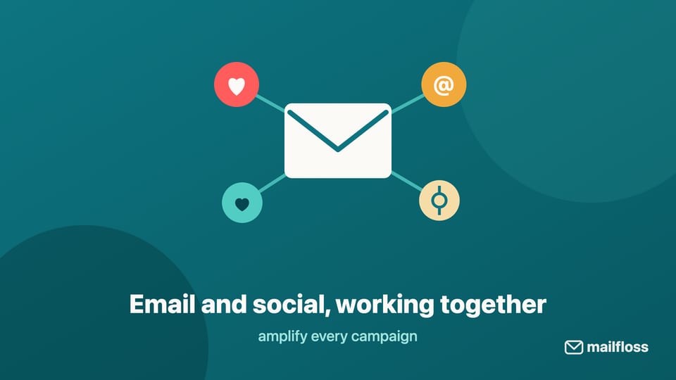 mailfloss email plus social illustration