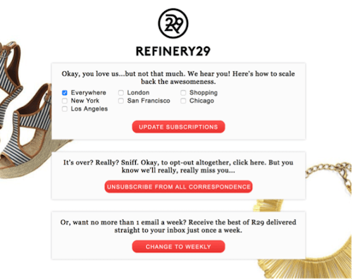 survey frequency email